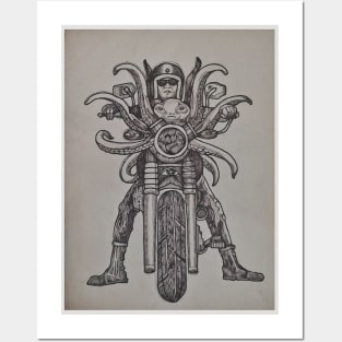 Motorcyclist Posters and Art